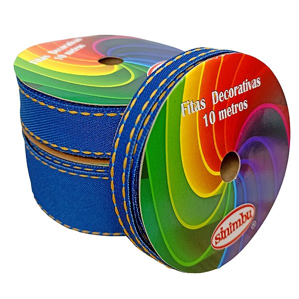 Fita Jeans SINIMBU Pespontada | Azul Escuro