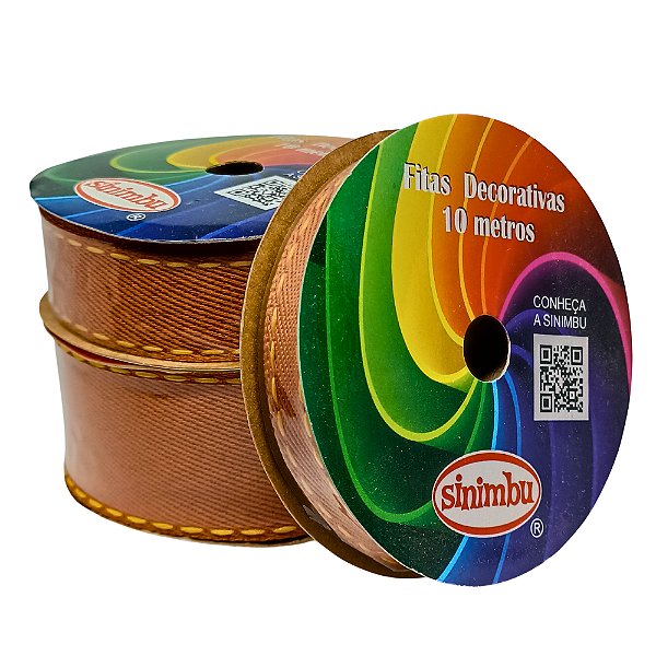 Fita Jeans SINIMBU Pespontada | Caramelo