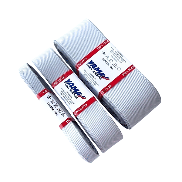 Fita Gorgurão YAMA | 5 Metros | Cor: 007 Shell Grey