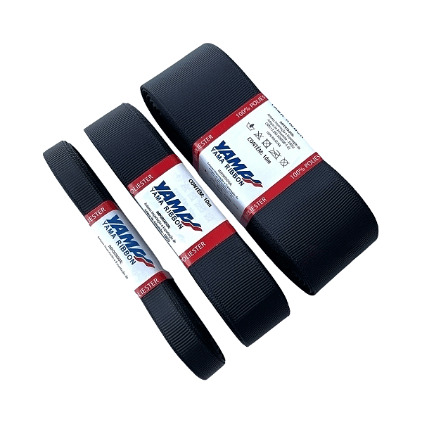 Fita Gorgurão YAMA | 5 Metros | Cor: 030 Black