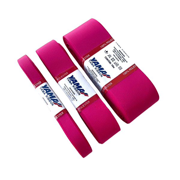 Fita Gorgurão YAMA | 5 Metros | Cor: 175 Shocking Pink