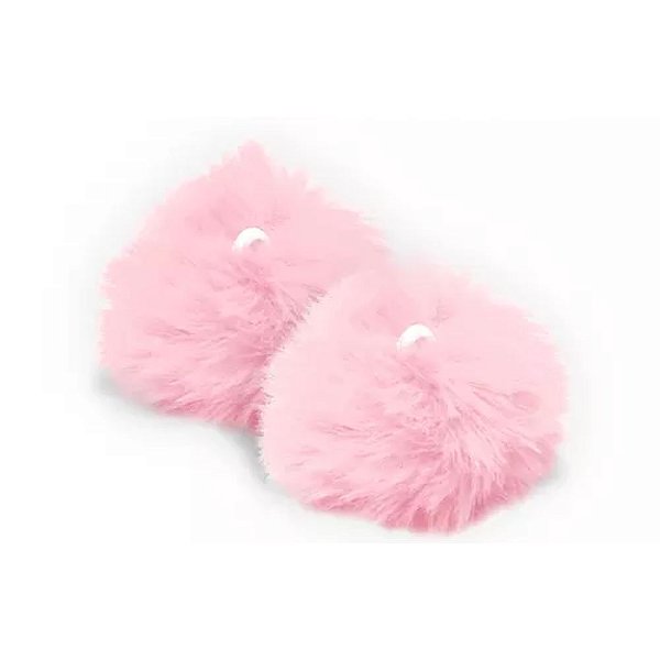 Pompom Pelúcia 50mm | Rosa Bebê