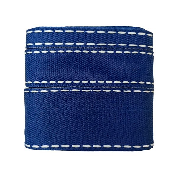 Kit Fita Jeans SINIMBU Pespontada | Azul Marinho Pesponto Branco