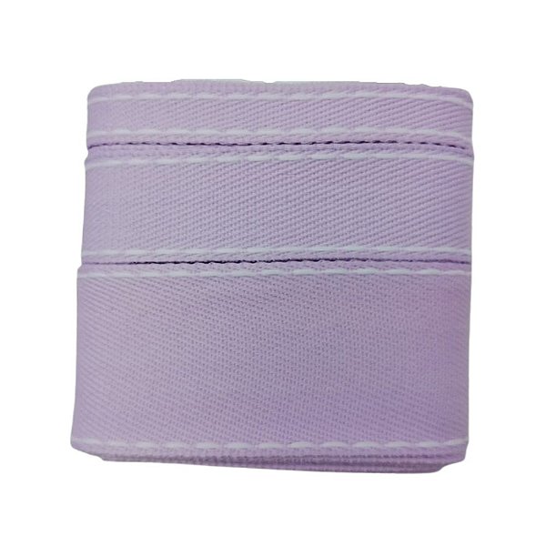 Kit Fita Jeans SINIMBU Pespontada | Lilás Candy Pesponto Branco