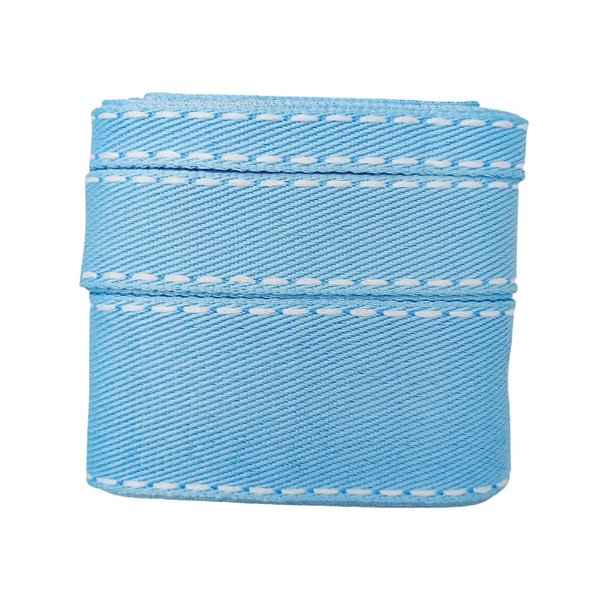 Kit Fita Jeans SINIMBU Pespontada | Azul Candy Pesponto Branco