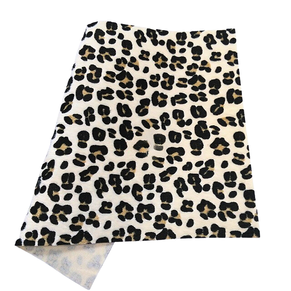 Lonita Pelinho Estampa Onça 21cm x 29cm | Cor: Off White