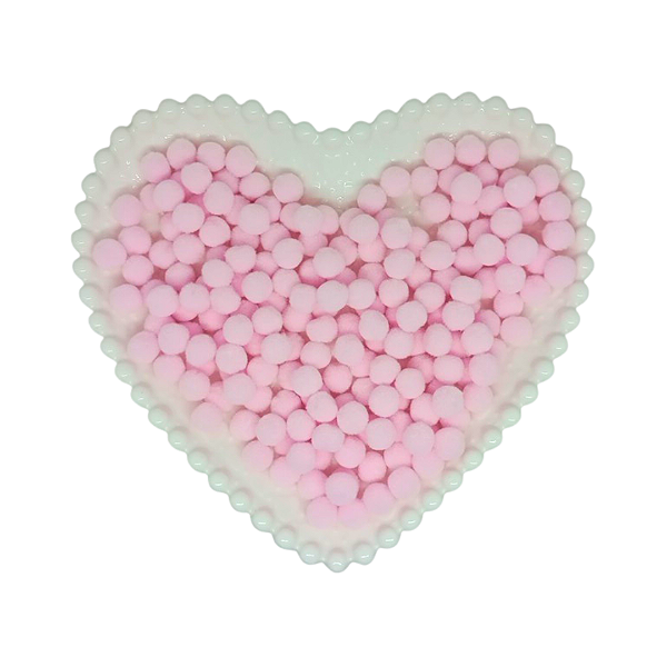 Pompom Mini 10mm C/ 100 unidades | Cor: Rosa Candy