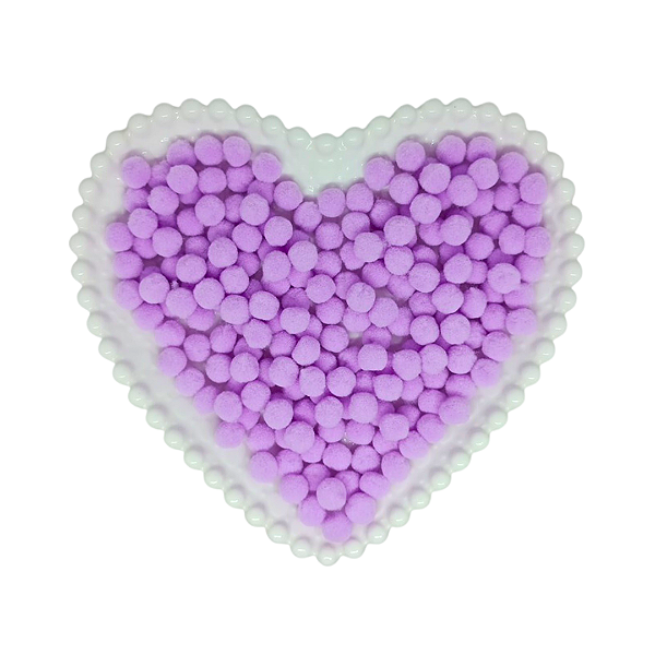 Pompom Mini 10mm C/ 100 unidades | Cor: Lilás