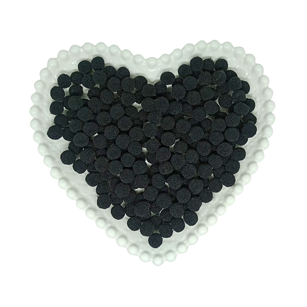 Pompom Mini 10mm C/ 100 unidades | Cor: Preto
