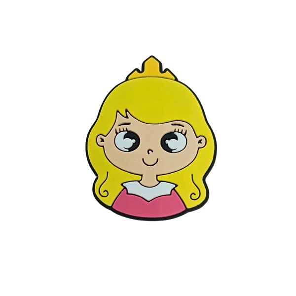 Aplique Emborrachado Rosto Princesas Disney | Aurora