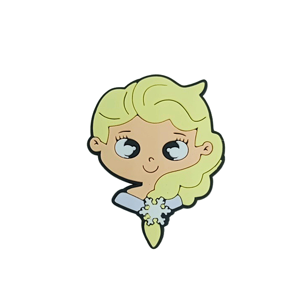 Aplique Emborrachado Rosto Princesas Disney | Elsa