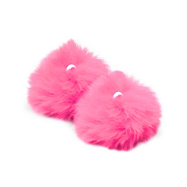 Pompom Pelúcia 70mm | Rosa Neon