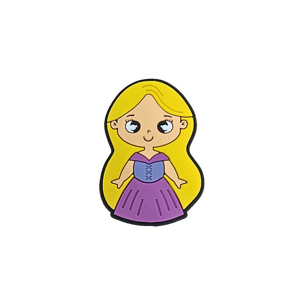 Aplique Emborrachado Yama Princesas da Disney | Rapunzel