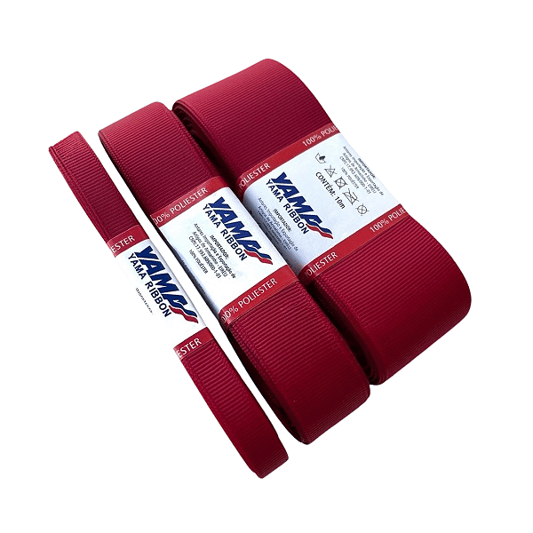 Fita Gorgurão YAMA | 5 Metros | Cor: 260 Scarlet