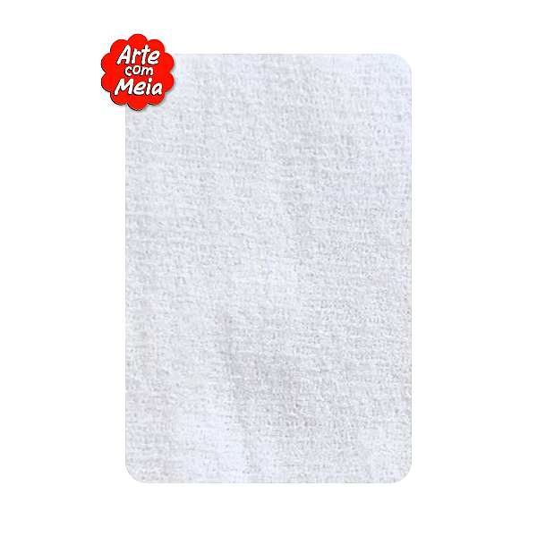 Meia de Seda Arte com Meia Premium | 2 Unidades | Cor: Branco