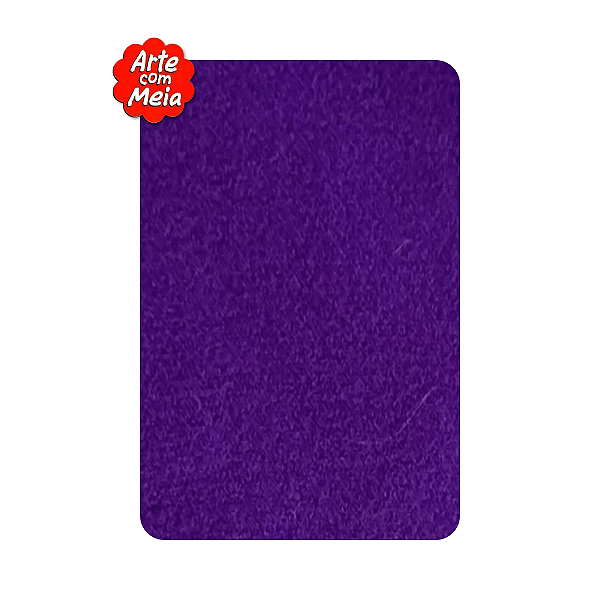 Meia de Seda Arte com Meia Premium | 2 Unidades | Cor: Roxo Cítrico
