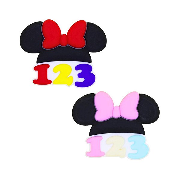 Aplique Escolar Emborrachado Orelha da Minnie