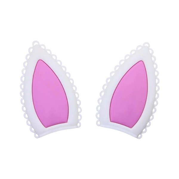 Aplique Emborrachado Par de Orelhas de Coelho da Páscoa