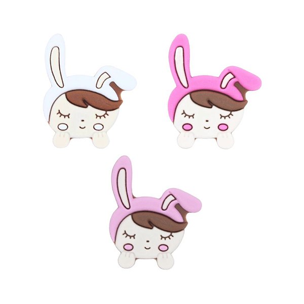 Aplique Emborrachado Menina Páscoa