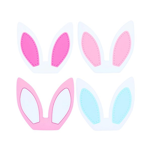 Aplique Emborrachado Orelha de Coelho da Páscoa