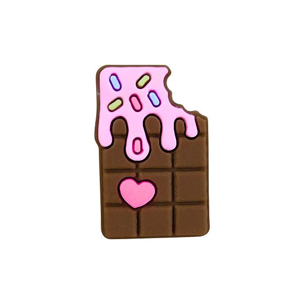Aplique Emborrachado Páscoa Chocolate Mordido