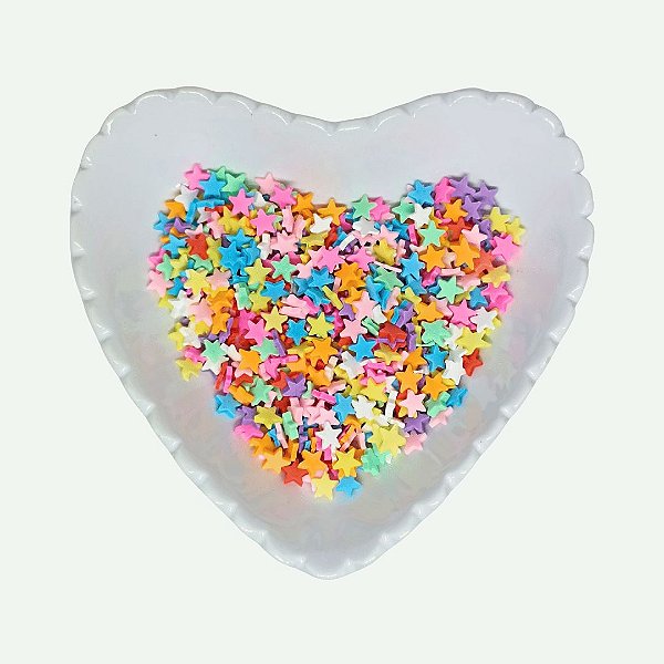 Mini Aplique Estrela Biscuit Pacote com 50g