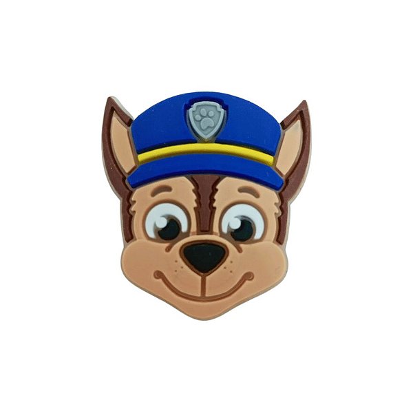Aplique Emborrachado Personagem Chase Patrulha Canina