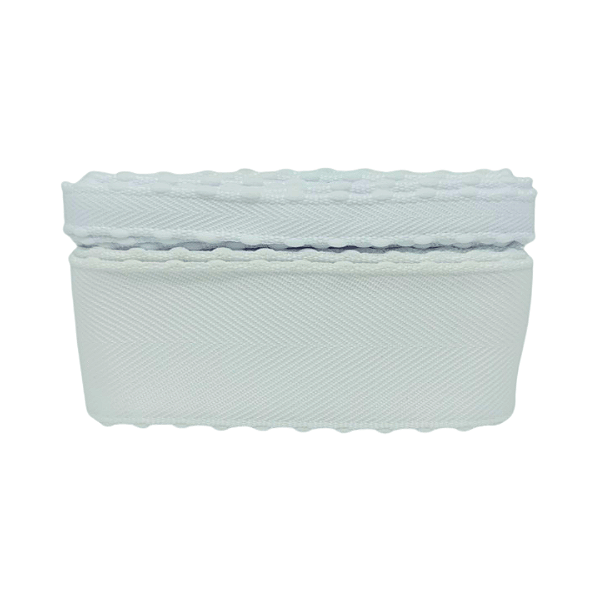 Fita Yama Especial Twill Bordinha Pompom | Nº2 | Nº9 | 1 Metro | Cor: 029 White