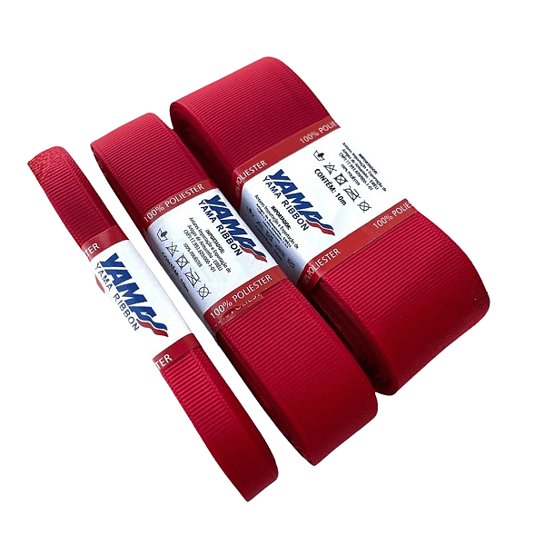 Fita Gorgurão YAMA | 5 Metros | Cor: 250 Red