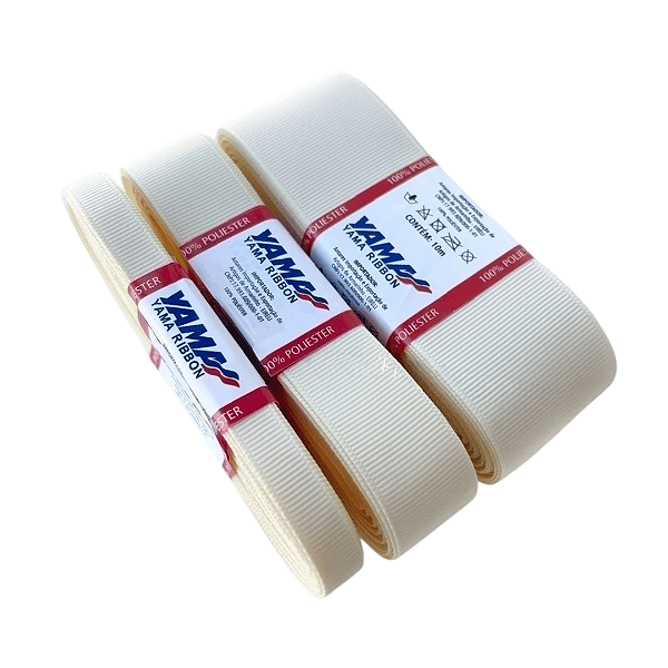 Fita Gorgurão YAMA | 5 Metros | Cor: 824 Buttermilk