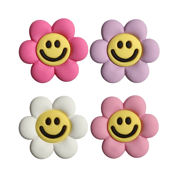Aplique Emborrachado Flor Margarida Emoji