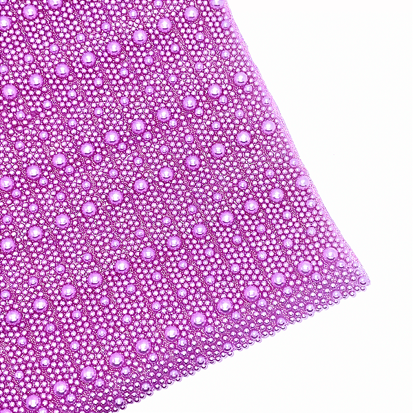 Manta de Pérola Termocolante 1cm x 40cm | Cor: Lilás