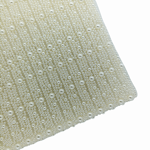Manta de Pérola Termocolante 1cm x 40cm | Cor: Pérola