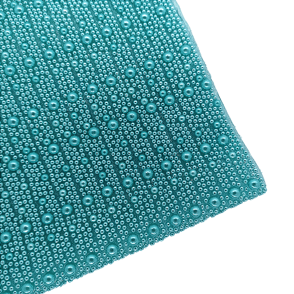 Manta de Pérola Termocolante 1cm x 40cm | Cor: Verde