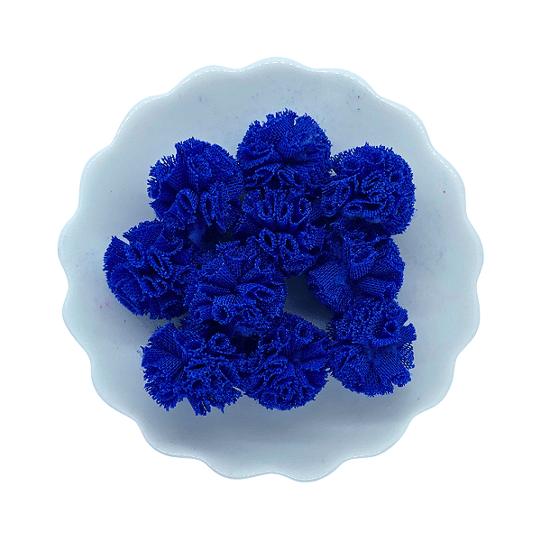 Pompom de Malha 25mm com 10 unidades | Azul Royal