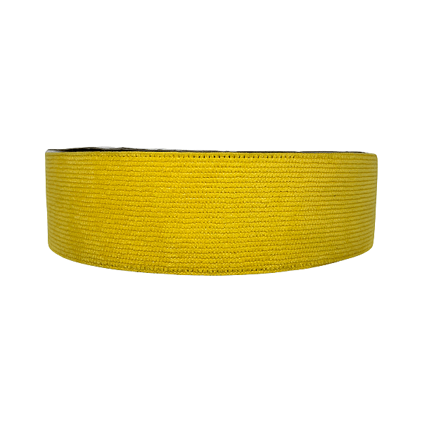 Fita de Veludo Cotelê 38mm | 1 Metro | Cor: Amarelo