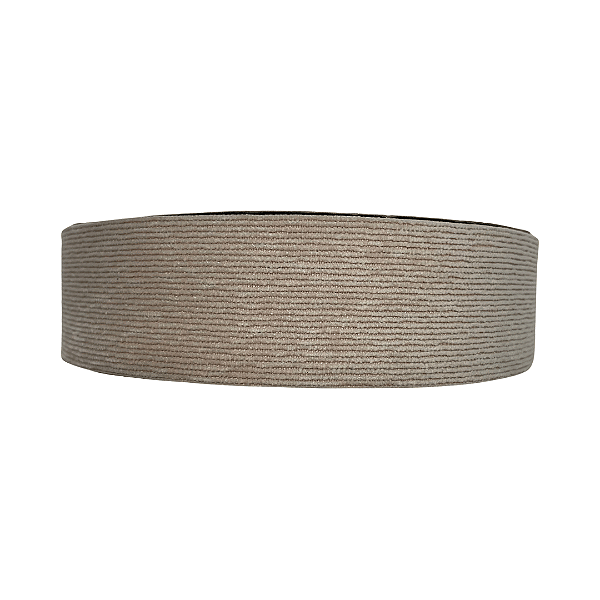 Fita de Veludo Cotelê 38mm | 1 Metro | Cor: Bege