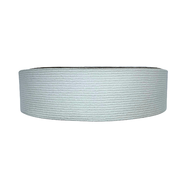 Fita de Veludo Cotelê 38mm | 1 Metro | Cor: Branco