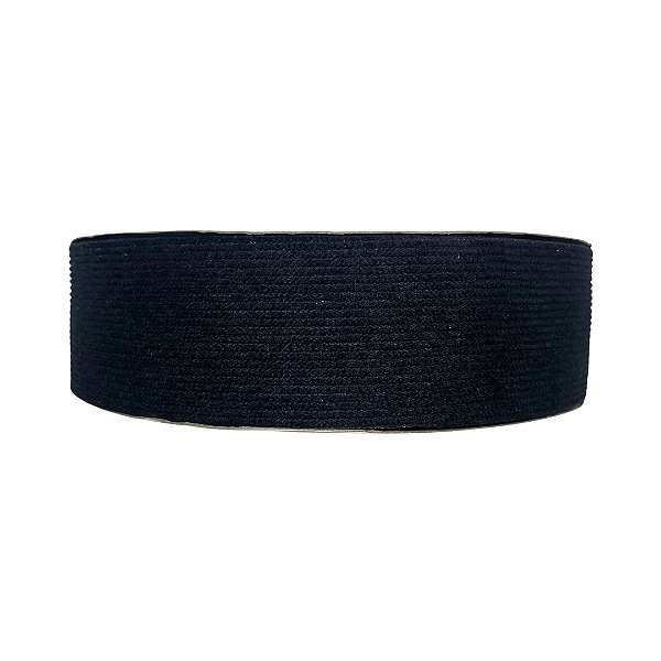Fita de Veludo Cotelê 38mm | 1 Metro | Cor: Preto