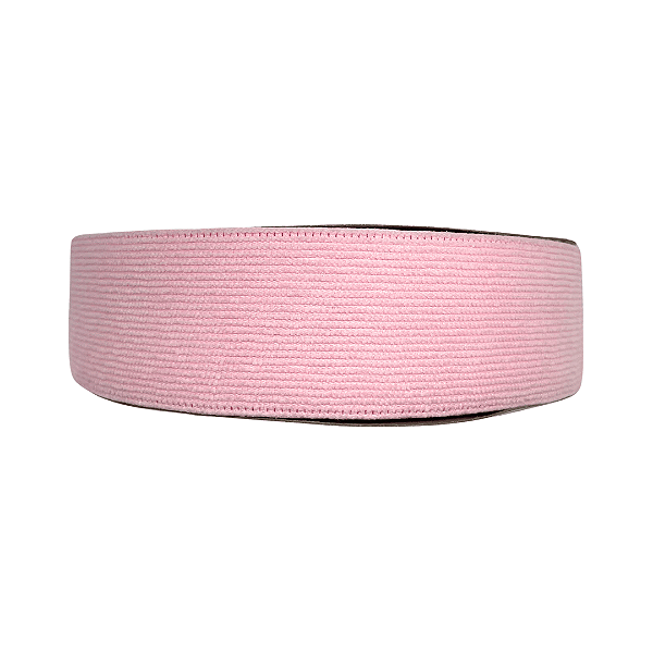 Fita de Veludo Cotelê 38mm | 1 Metro | Cor: Rosa Bebê