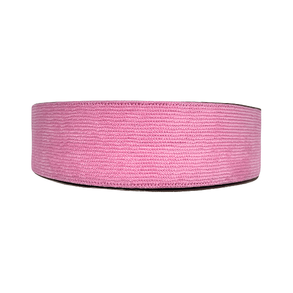 Fita de Veludo Cotelê 38mm | 1 Metro | Cor: Rosa Chiclete