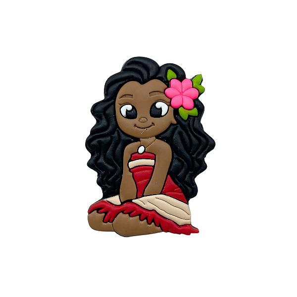 Aplique Emborrachado Personagem Moana Sentada
