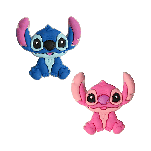Aplique Emborrachado Personagem Stitch ou Angel