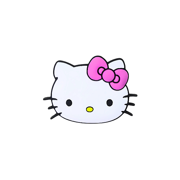 Aplique Emborrachado Personagem Rosto Hello Kitty
