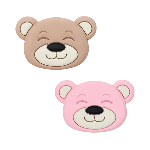 Aplique Emborrachado Rosto Urso