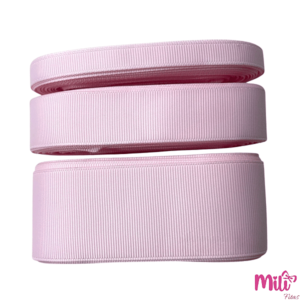 Fita Gorgurão MILI | 10 Metros | Cor: 115 Powder Pink