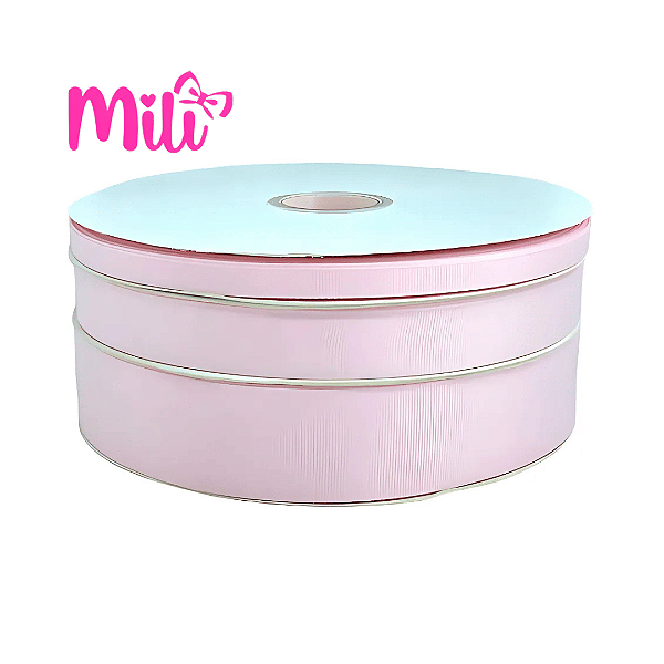 Fita Gorgurão MILI | 10 Metros | Cor: 115 Powder Pink