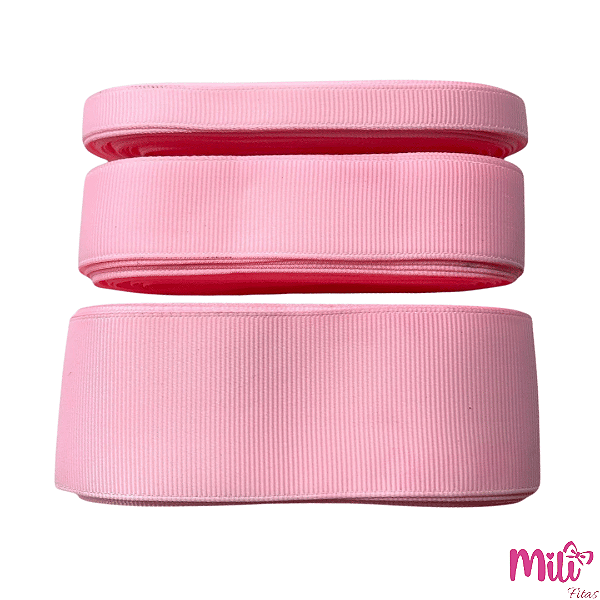 Fita Gorgurão MILI | 10 Metros | Cor: 117 Lt Pink