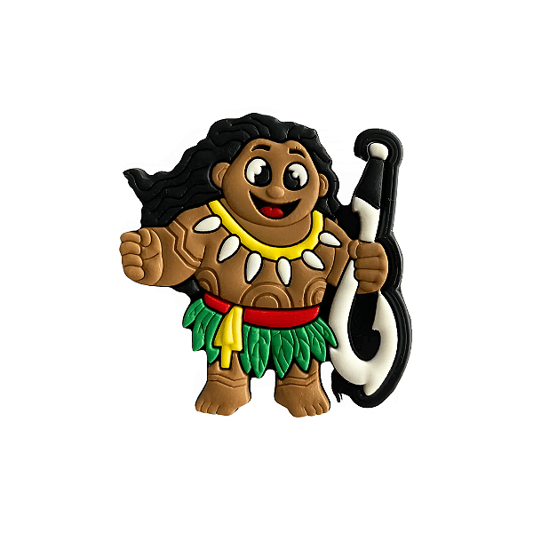 Aplique Emborrachado Personagem Maui da Moana