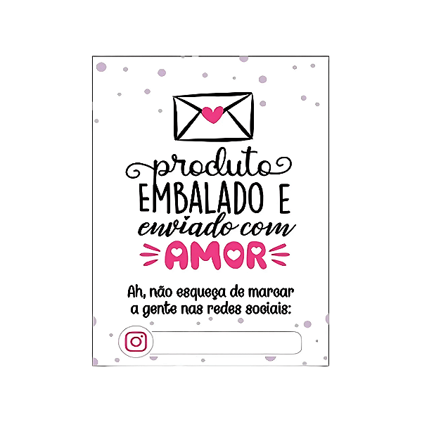 Cartão de Agradecimento 7,5 x 10,5cm | Unidade | Modelo B05